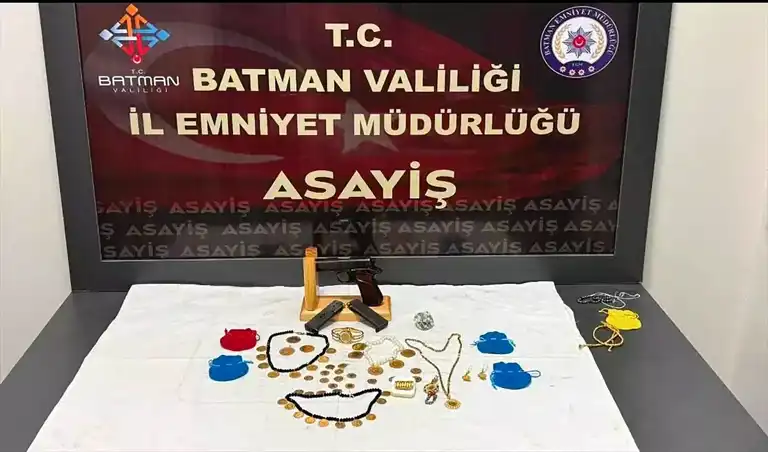 Batman'da Hırsız Kadın Yakalandı, Ev Hapsine Çarptırıldı