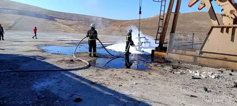 Batman'daki Petrol Kuyusu Yangını Söndürüldü
